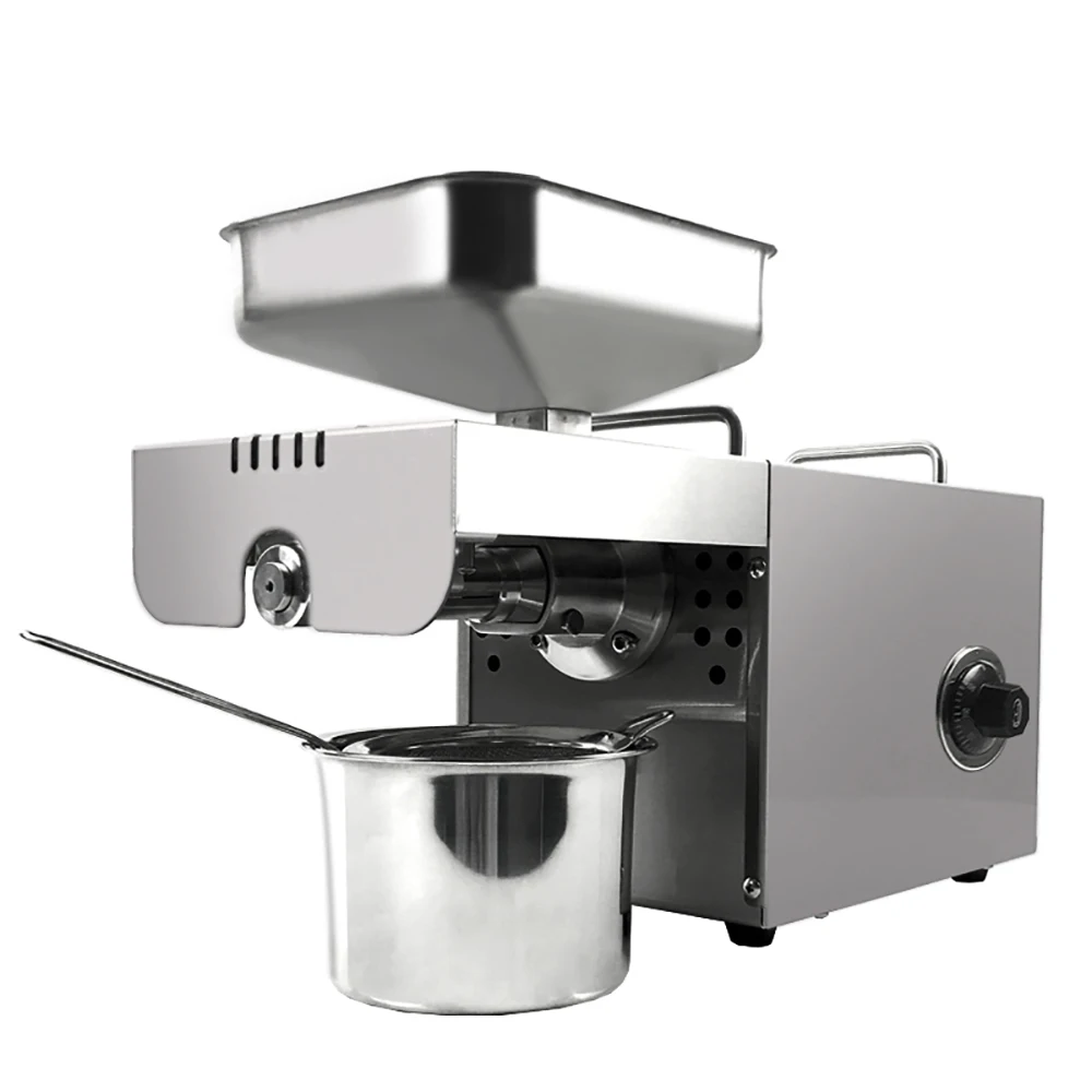 

High oil extraction rate oil presser home use automatic mini cold hot oil press machine nut seed portable oil pressure