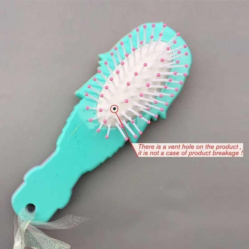 Disney The Little Mermaid Ariel Cartoon 3D Stereo Air Cushion Comb Princess Comb Frozen Elsa Lovely Girl's Christmas Gift Disney The Little Mermaid Ariel Cartoon 3D Stereo Air Cushion Comb Princess Comb Frozen Elsa Lovely Girl's Christmas Gift