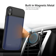Для iPhone Xr зарядное устройство чехол с аудио 6000 мАч магнитное внешнее резервное зарядное устройство power Bank защитный чехол для телефона
