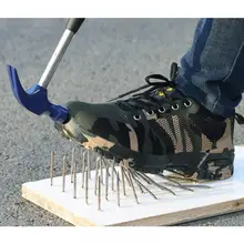 Новые мужские большие размеры, уличная стальная Кепка с носком, военная Рабочая защитная обувь, мужская камуфляжная армейская прокалывающая обувь