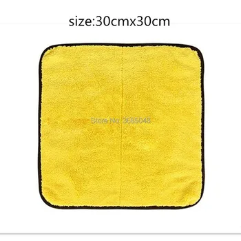 

1pc Car Wash Microfiber Towel for mitsubishi outlander skoda yeti honda accord bmw x5 e53 corolla mercedes w204 ix35 audi q7