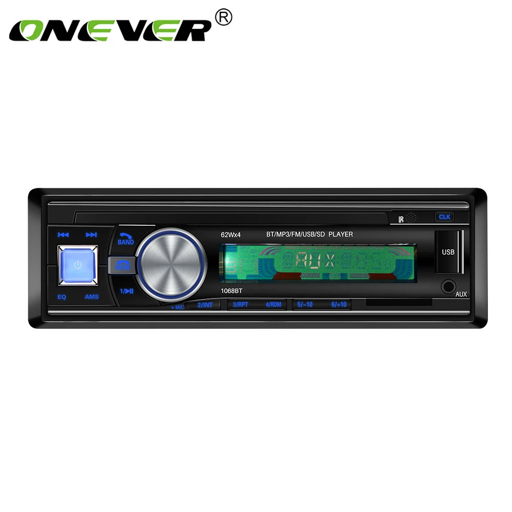 Автомагнитола Onever с Bluetooth 12 в пост. Тока поддержка USB SD AUX FM|Автомобильные