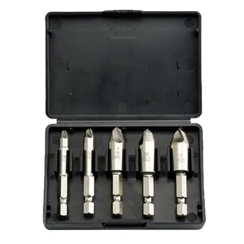 

5Pcs/Set Damaged Screw Remover Broken Breakage Head Stripped Screw Bolt Remover Extractor Slip Teeth Screwdriver