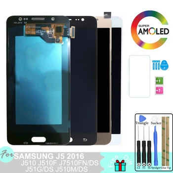 

J510 LCD Super AMOLED For Samsung Galaxy J5 2016 J510 J510F J510FN J510G J510Y J510M / DS Touch Screen LCD Display