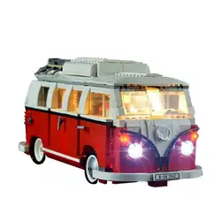 Только светодиодные комплект для создатель Volkswagen T1 Camper Van света набор совместим с 10220 и 21001 (не включает модели)