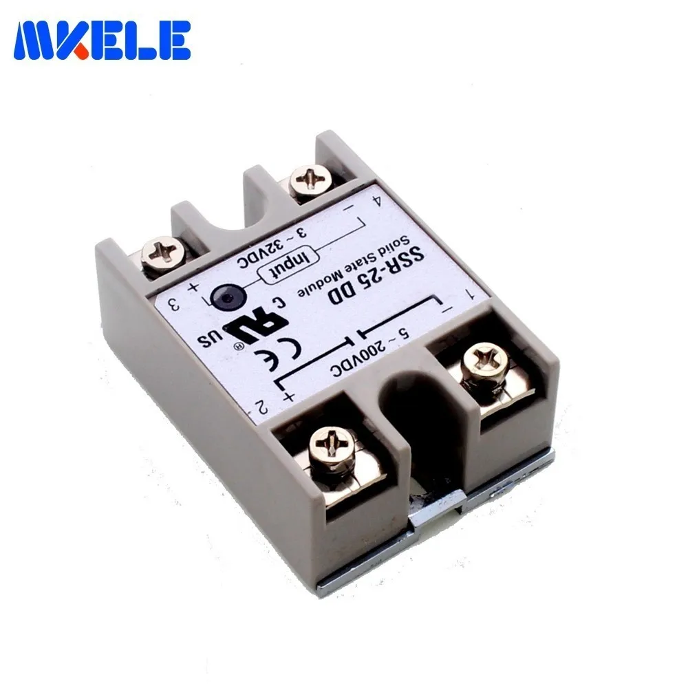 

Ssr-25dd Actually 3-32 Dc To 5-60 Dc Ssr 25dd Soft Starting Electromagnetic Contact Relay Module Solid State Relay