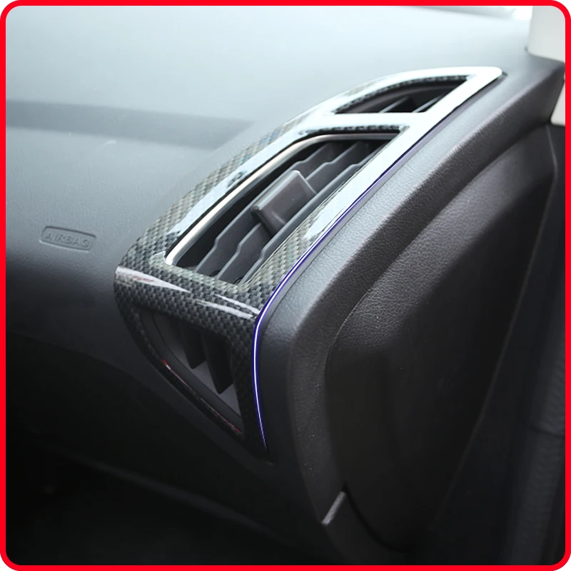 Проволочный рисунок ABS вентиляционное отверстие кондиционера с блестками вентиляционные отверстия кондиционера наклейка для Ford Focus 3 4 2012 2013