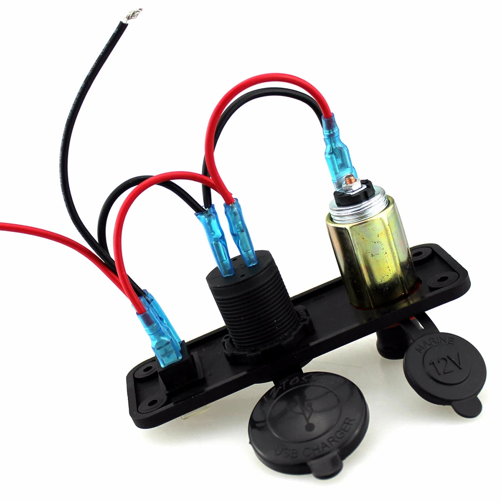 Водостойкий автомобильный двойной usb адаптер для прикуривателя с разъемом