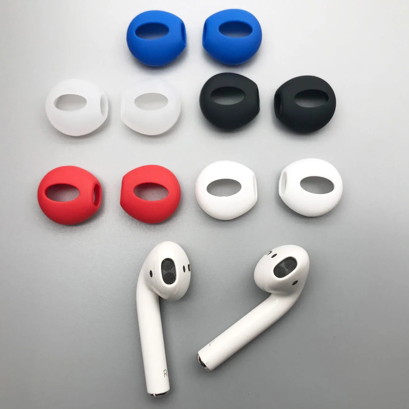 1 زوج Eartips سيليكون سماعة أذن داخلية الأذن غطاء مع هوك ل أبل Airpods سماعة اكسسوارات ل Airpods 2