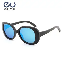 WJH MJH натурального дерева солнцезащитные очки поляризованные деревянные очки UV400 Bamboo бренд солнцезащитных очков деревянные солнцезащитные