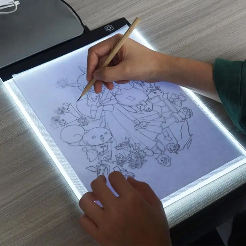 Digital Graphic Tablet A4 LED Graphic Artist Thin Art Stencil Drawing
