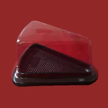 100 шт Пластиковые одиночные индивидуальные коробки для кексов коробки для торта De Queque Unica формы для торта для сыра украшения торта