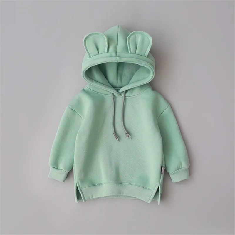 Spring Autumn Baby Boys Girls Clothes Children Cotton Hooded Sweatshirt Kids Casual Sportswear Infant Clothing Hoodies