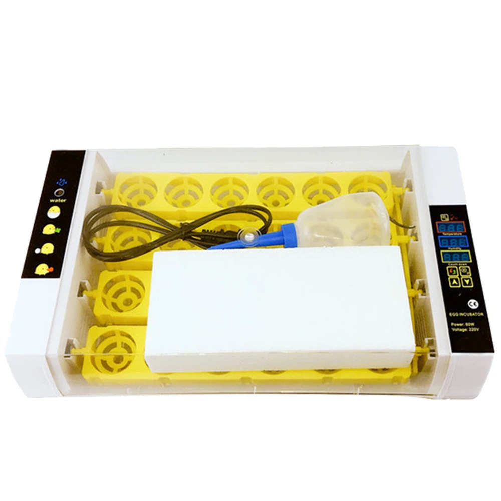 

24 Eggs Incubator Temperature Control Digital Automatic Chicken Duck Hatcher Egg Incubator Hatcher Egg Hatching Machine