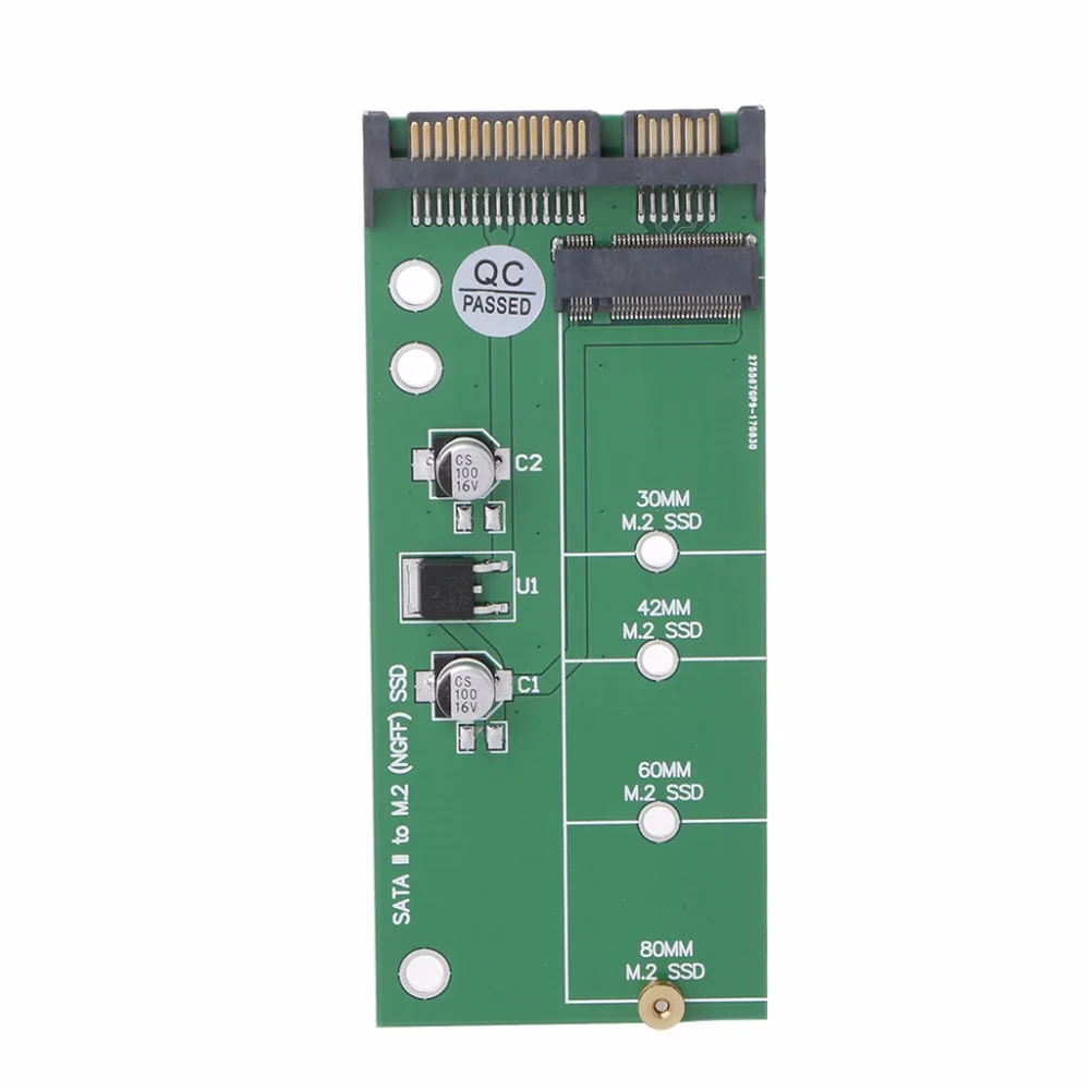 Ngff (M2) ssd de 2,5 pulgadas a Sata adaptador de M.2 Ngff Ssd a Sata3 convertir adaptador de tarjeta/30/42/ 60/80 Mm M.2 Ssd disco duro