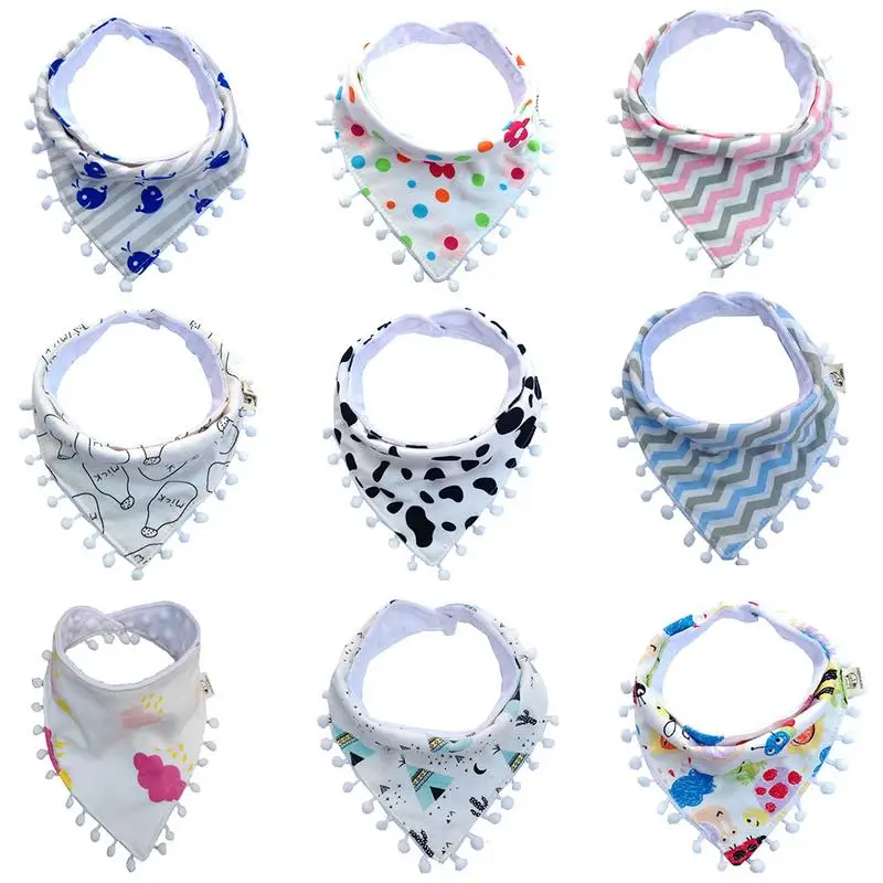 Murah Oto Bayi Anak Laki laki Anak Perempuan Bandana Menyerap Air Bib Bersendawa Kain Segitiga Kapas Bayi Syal Bersendawa Bayi Segitiga Handuk