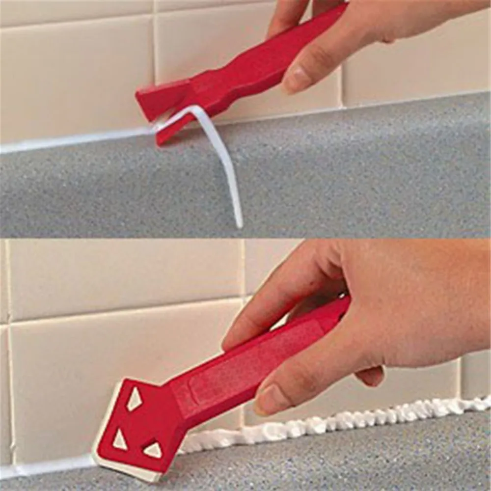 

2 PCS / Set Mini Handmade Tools Scraper Utility Practical Floor Cleaner Tile Cleaner Surface Glue Residual Shovel