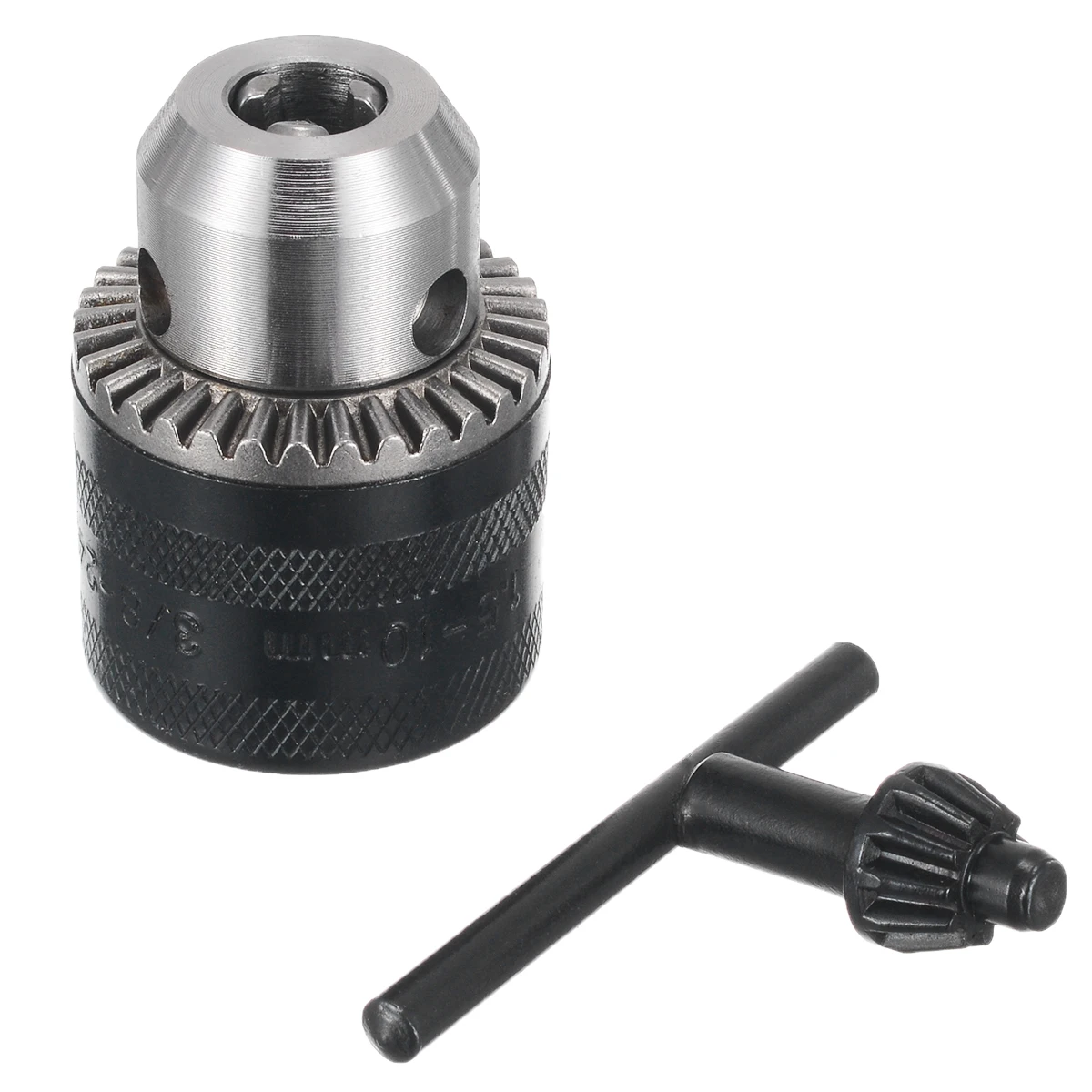 

1.5-10mm Drill Chuck Key M10 x 1.5 Thread Keyed Drill Bit Chuck With Wrench Set for Angle Grinder Replacement Tool