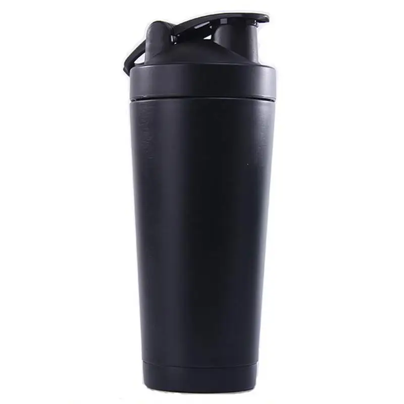 

500ML tea cup coffee water vacuum cup thermos bottle black stainless steel