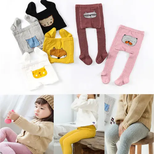

Cute Baby Girl Boys Toddler Infant Cartoon Cotton Warm Tights Pantyhose Stockings Kids Soft Stretch Skinny Stockings Tights 0-4Y