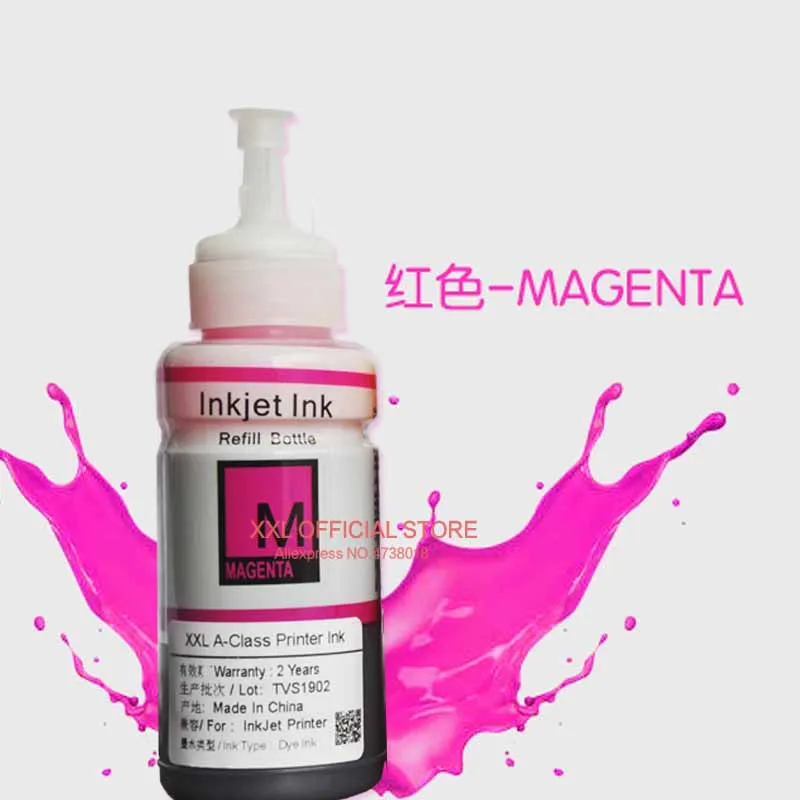 L100 L110 L120 L1300 L132 L1455 L200 tinta KITS para Epson L100 L110 L120  L1300 L132 L1455 L200 rellenar tinta Kit 664 T6641 ECOTANK|Kits de recarga  de tinta| - AliExpress