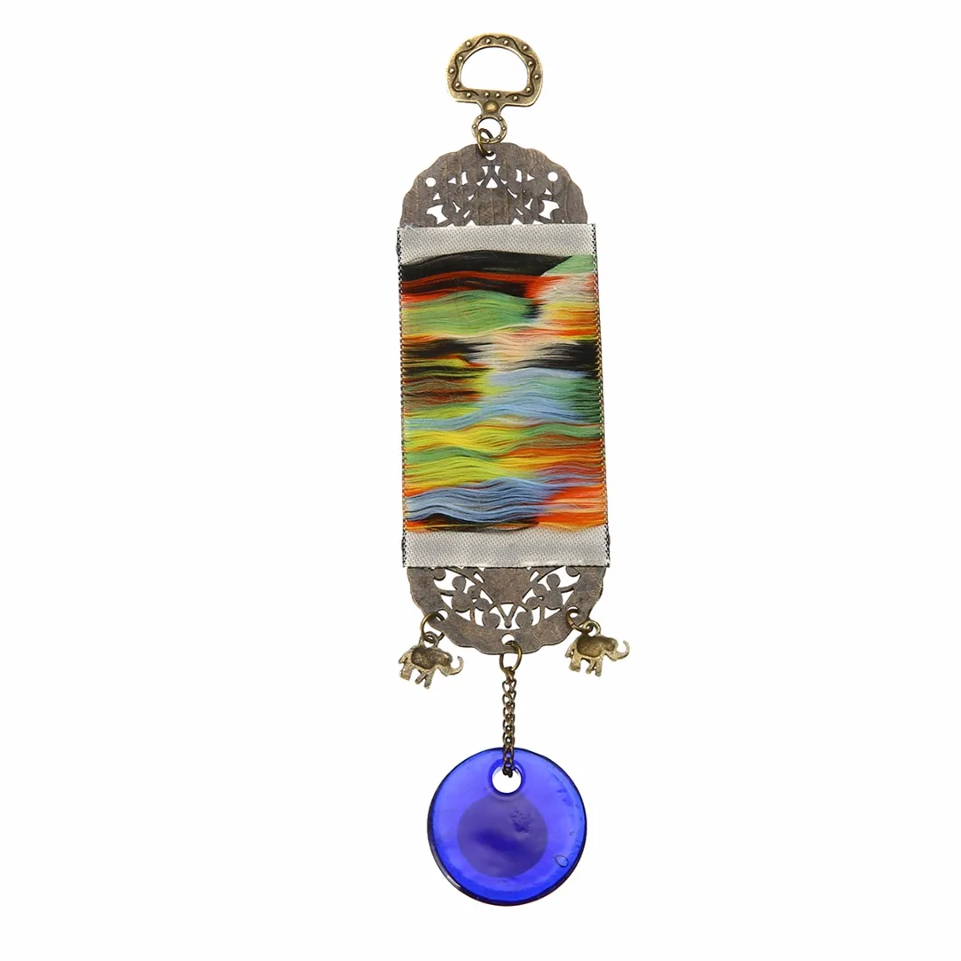 

Turkish Blue Evil Eye Wall Hanger Holder Amulets Lucky Charms Hanging Pendants Blessing Protection for Decor