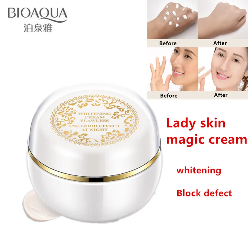 Волшебный Крем для кожи Bioaqua Lady отбеливающий крем от веснушек и загара