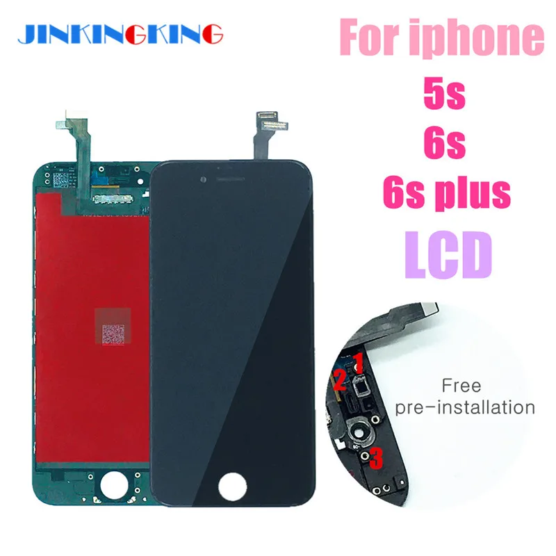 ЖК экран AAA для iPhone 5s 6 6s plus сменный сенсорный в сборе iphone 6S + защитное стекло и