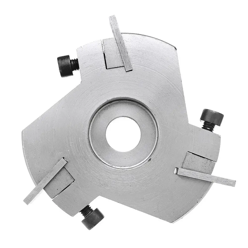 

Woodworking Turbo Plane Wood Carving Blade For DISC Angle Grinder Detachable 3 Blades Root Milling Cutter