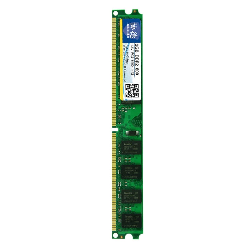 Xiede настольный компьютер оперативная память модуль Ddr2 800 Pc2-6400 240Pin Dimm 800 МГц для Intel/Amd