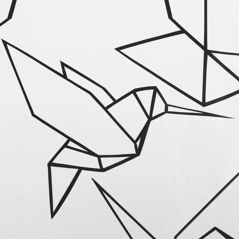 

Nordic Style Wall Stickers Decals Geometric Origami Kids Decoration Forest Animal Vinyl Art Wall Decals Living Room Home Decor