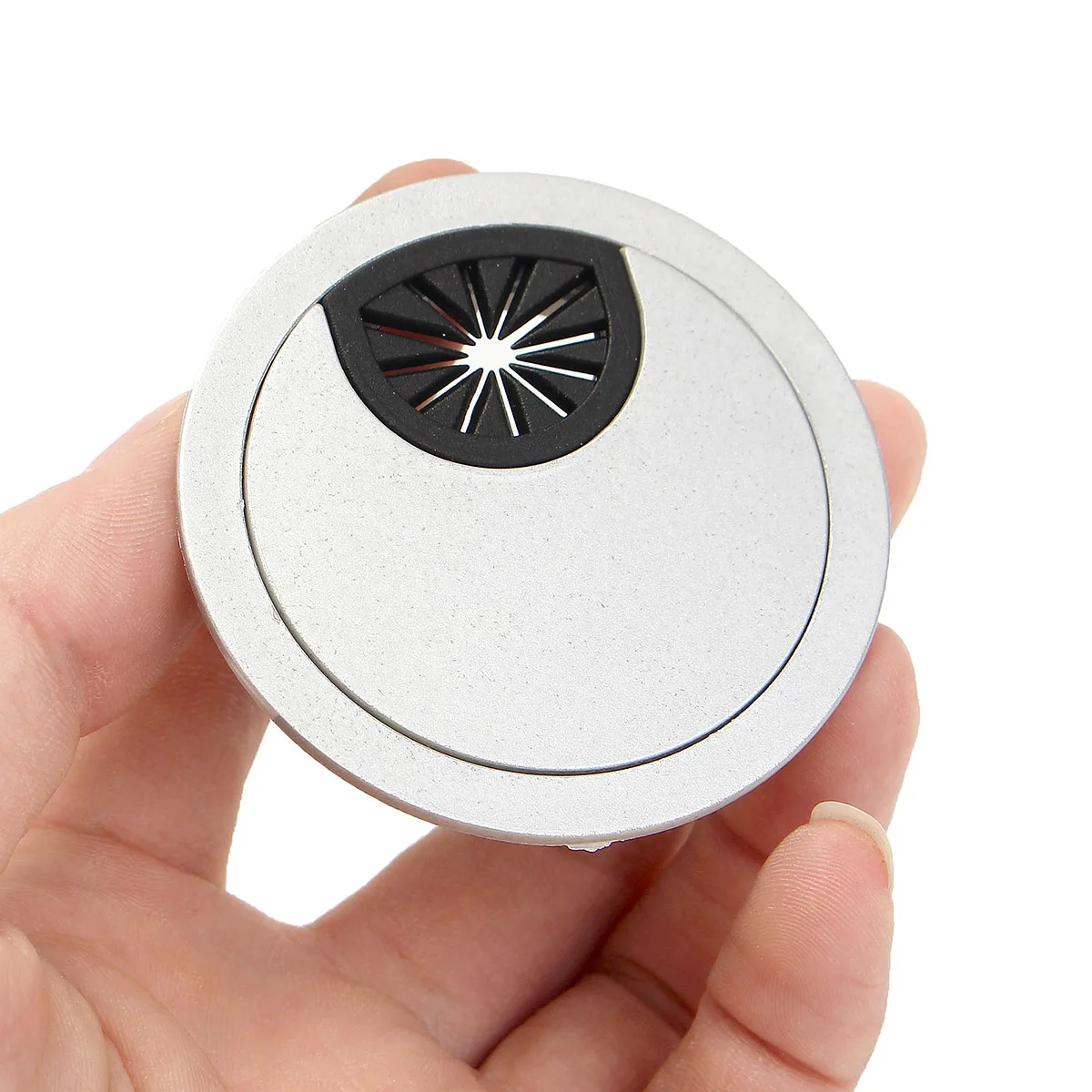 

1Pcs 50mm ABS Plastic Desk Wire Hole Cover Base Table Cable Computer Grommet Outlet Port Surface Line Box Furniture Hardware
