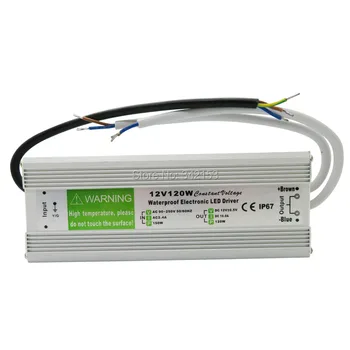 

DC12V 10A 120W AC90-250V Switching Power Supply Converter IP67 Waterproof Constant Voltage Led Driver Outdoor Usage