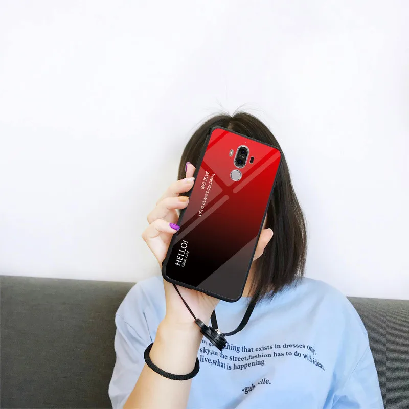 Gradient Aurora Tempered Glass Back Cover