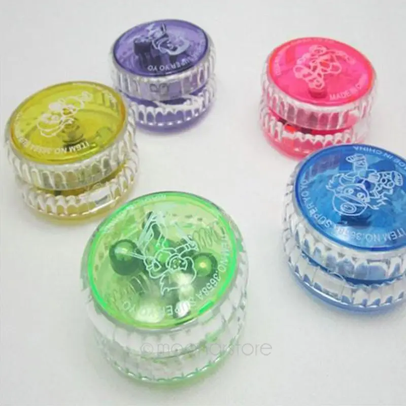 

1pcs Hot Sale Brand New Flashing YOYO LED Glow Light Up Flash Party Favors Trick Colorful Yo-Yo Toy Gift