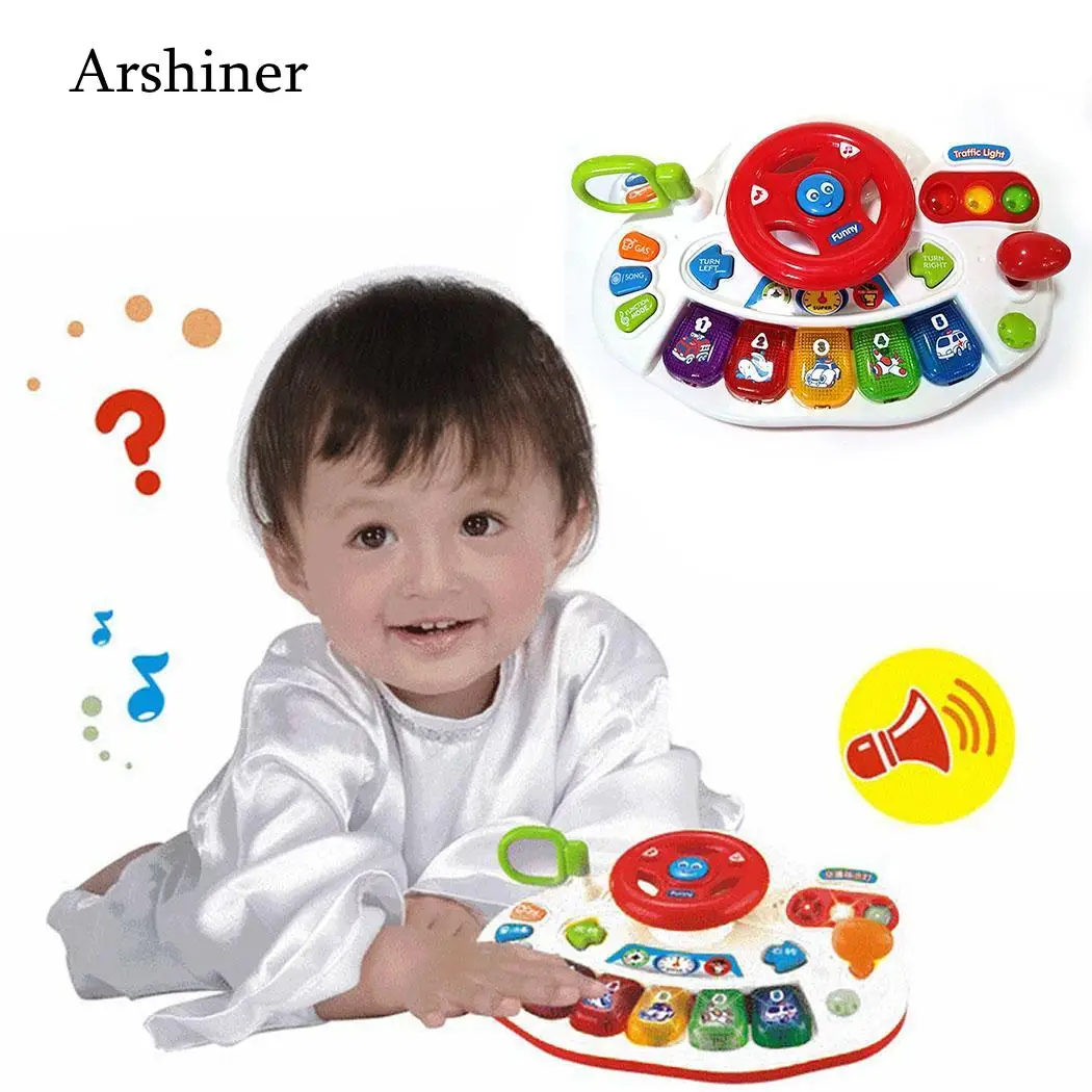 

Education Early Over 6 music monthes Musical Puzzle and Machine Toys Multi-function Lighting Learning Cartoon Instrument