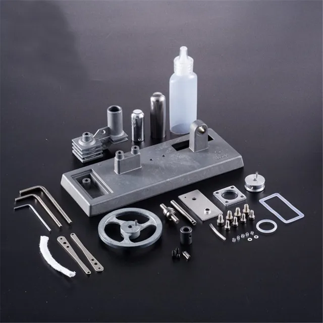 $US $21.47  Assemble Stirling Engine Kit Kids Handmade Class Science Toy Bolck Building Model Science Physics L
