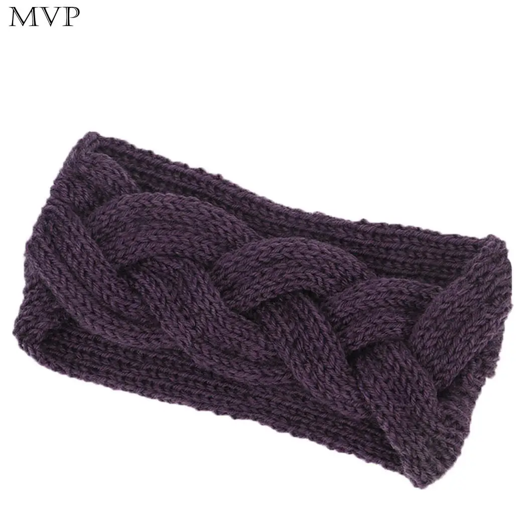 

Women Fashion Solid Bow Knit Elastic Headbands Head Casual good decoration for any clothes Wrap Hair Accessories