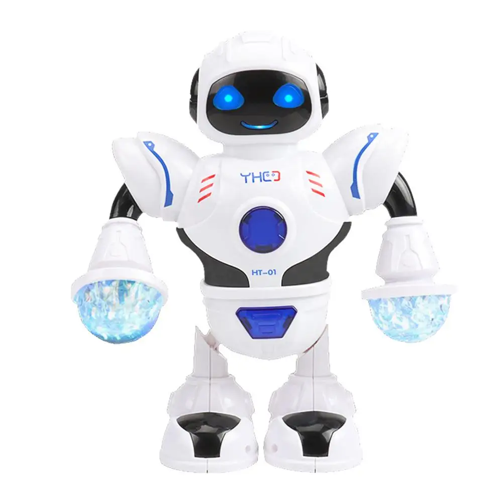 

360 Rotating Smart Space Dance Robot Electronic Walking Toys With Music Light For Kids Astronaut Toy Christmas Birthday Gift