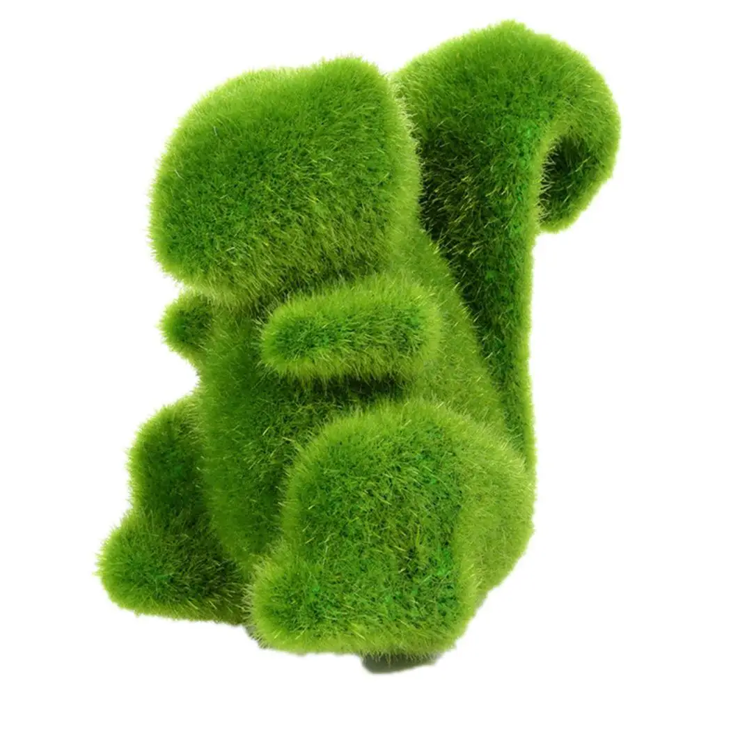 

Home Office Novelty Handmade Artificial Grass Home Decorative Animal Green Ornament Office Living Room Bedroom Festival Decal