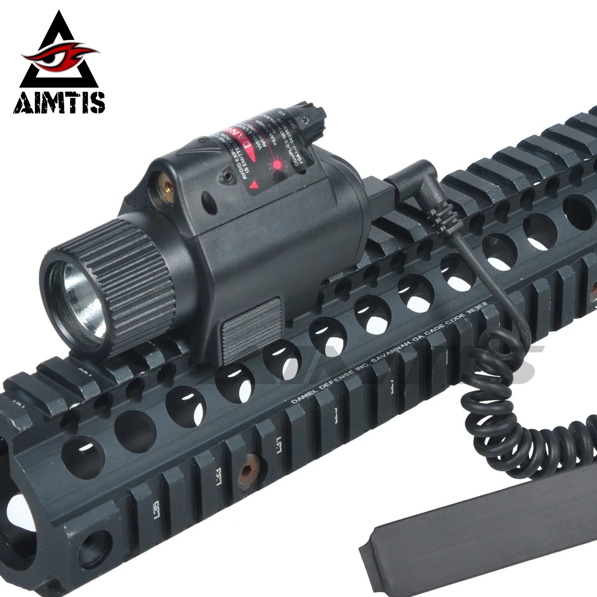 Najtaniej AIMTIS Glock światło laserowe polowanie Quick Release latarka taktyczna Combo celownik z czerwonym laserem Fit Glock 17 19 22 20 23 31 37