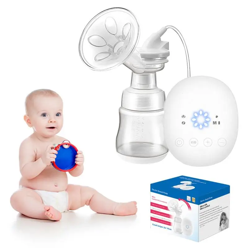 

Intelligent Electric Breast Pump With LCD Screen Mute Large Suction Touch Screen Automatic Breast Pump