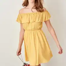 Yellow Collared Dress