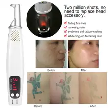 Professional Picosecond шрам татуировки Шрам удаления акне ручка красный свет терапии для меланин разбавления веснушки устройство для удаления точек