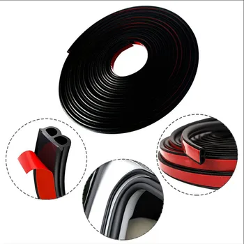 

5m Car Accessories B Type Car Rubber Seals Dustproof Sealing Strips for mitsubishi outlander 3 asx lancer 9 10 l200 knob Styling