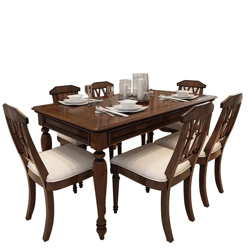 

Sala Piknik Masa Sandalye Pliante Comedores Mueble Dinning Set Retro Wood De Jantar Bureau Tablo Mesa Comedor Dining Table