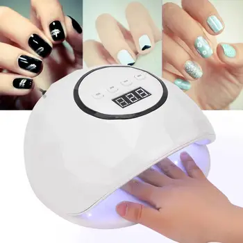 

nail lamp Professional 72W Nail Art Dryer Gel Polish Curing Manicure Intelligent Nail Lamp nail lamps