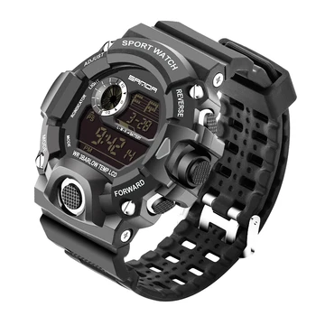 

Sanda Men'S Watch New Outdoor Casual Digital Watch Fashion Men'S Sports Watch Led Quartz Clock