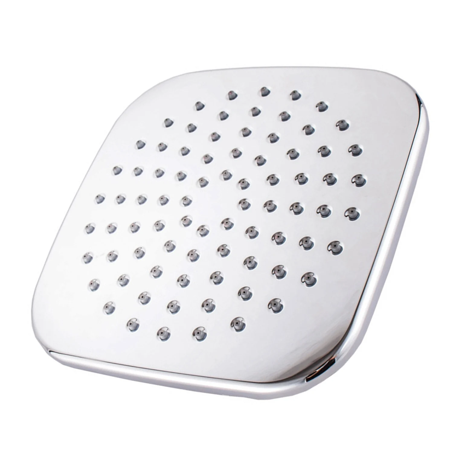 

Shower Head, High Pressure Polished Chrome Stainless Steel, Waterfall Effect, Thin 8 Inch,Self-Cleaning Silicone Nozzle,Ergono