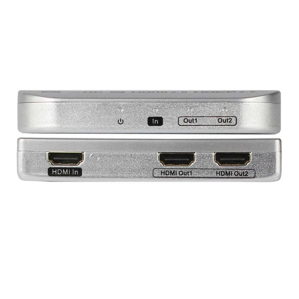 HDMI Splitter 1x2 4Kx2K@60Hz 1 Inputs 2 Output Full Hd 1080P Support Hdcp 2.2 Splitter HDMI 2.0 Splitter 4K For Apple